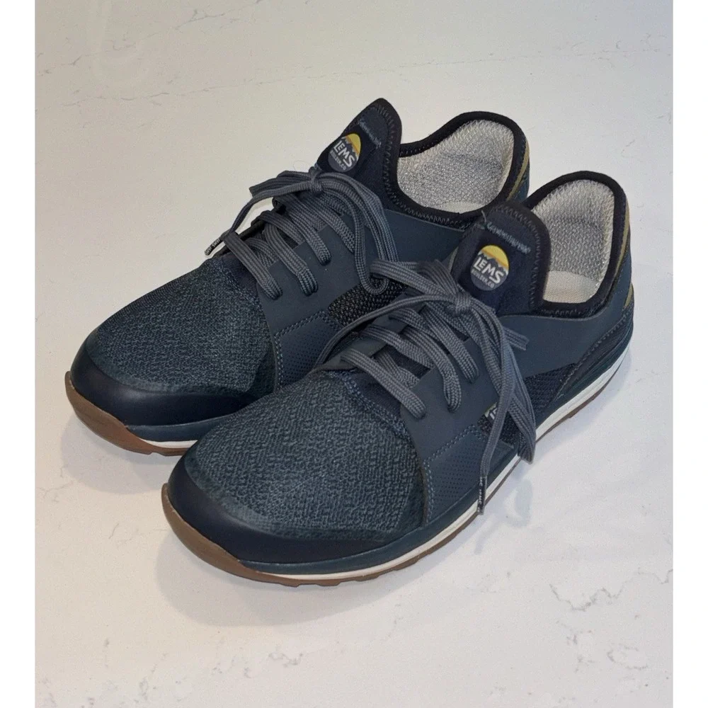 LEMS Mesa Coastal Blue Trail Shoes Men's US 11 D Runners Hiking Minimalist EUC